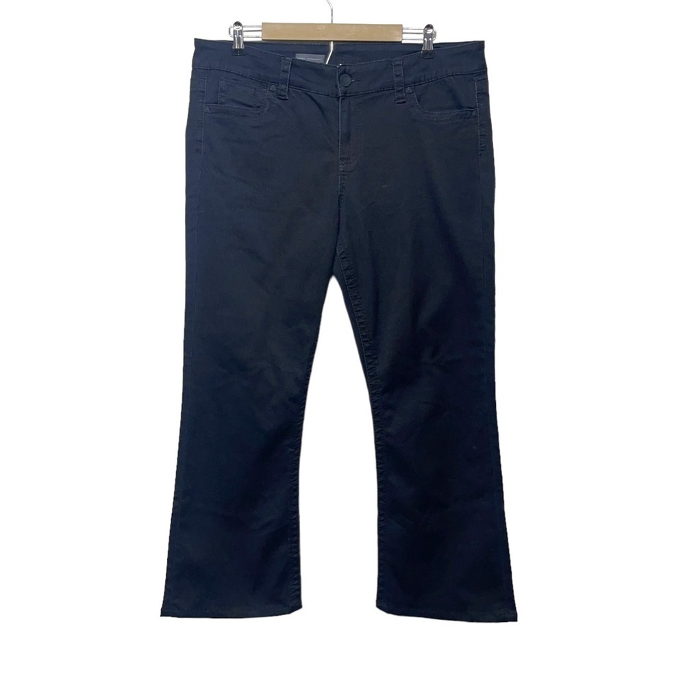 KUT From The Kloth Natalie High Rise Bootcut Navy Blue Jeans Size 16
